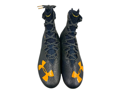 Vist Large View of Product Image Which is USED Under Armour 4501389649 Adult FB Cleats Grey Senior 11.5