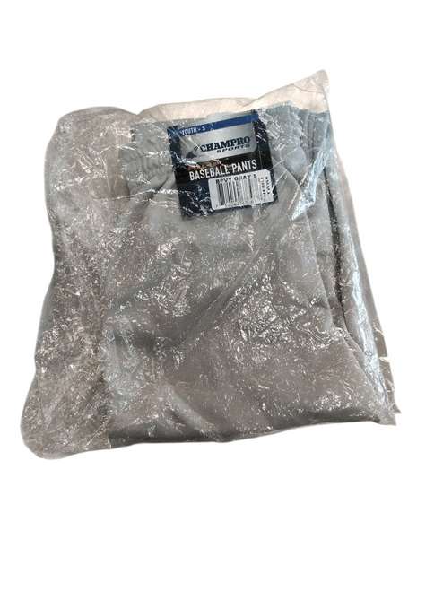Vist Large View of Product Image Which is Used Champro BB/SB Pant Boys Grey SM