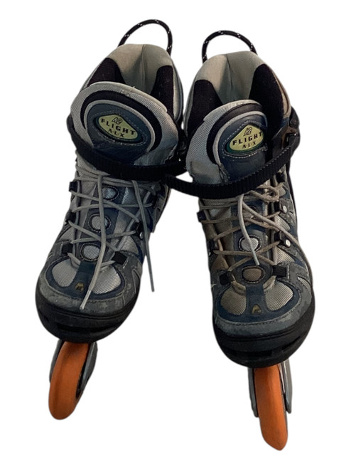 Vist Large View of Product Image Which is Used K2 ALUMINUM Junior Rec Fitness Skates Black Adjustable