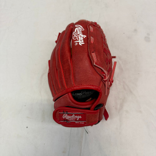 Used Rawlings H105S BB/SB Glove RH Throw Red 10 1/2" 11651-S000403801 Vist Large View of Product Image Which is Used Rawlings H105S BB/SB Glove RH Throw Red 10 1/2"