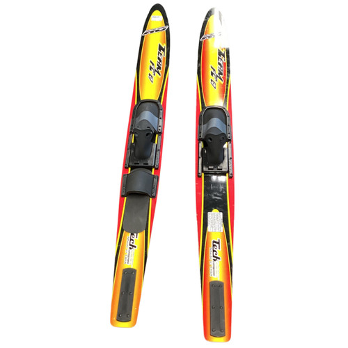 Vist Large View of Product Image Which is Used HO Pair of Skis Yellow 67"