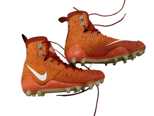 Used Nike Adult FB Cleats Orange Senior 9 11866-S000027956 Vist Large View of Product Image Which is Used Nike Adult FB Cleats Orange Senior 9