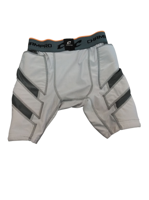 Vist Large View of Product Image Which is Used Champro Sliding Shorts White LG