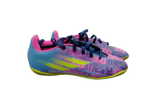 Vist Large View of Product Image Which is Used New Balance MESSI 100 Soccer Turf Shoes Royal Blue Junior 04.5