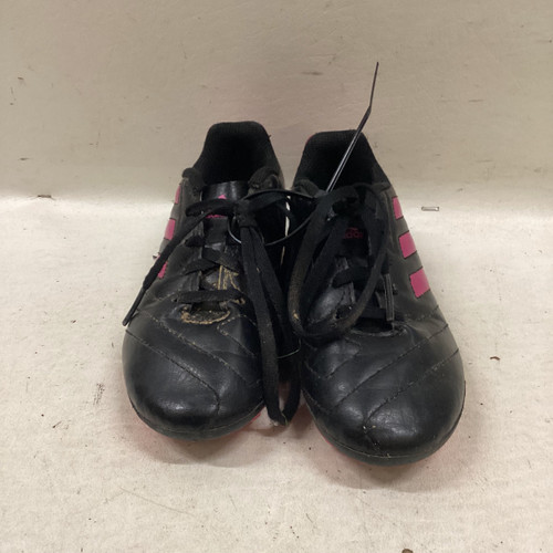 Vist Large View of Product Image Which is Used Adidas Soccer Cleats Black And Pink Youth 12.0