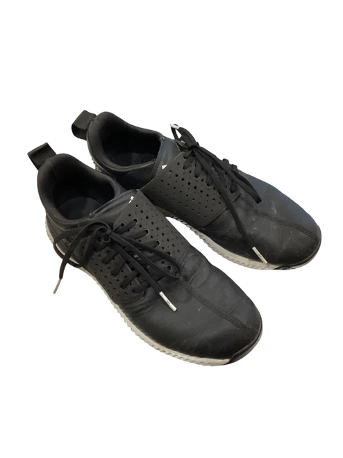 Vist Large View of Product Image Which is Used Adidas Mens Golf Shoes Black Senior 10