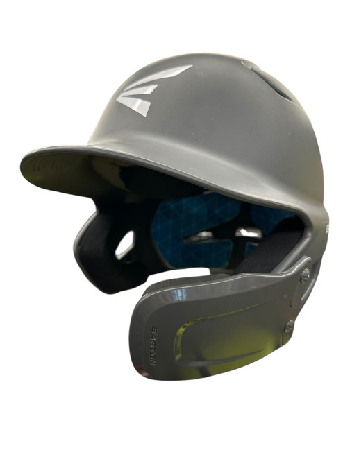 Vist Large View of Product Image Which is Used Easton Z5 W CHIN GUARD Batting Helmet No Mask Grey SM
