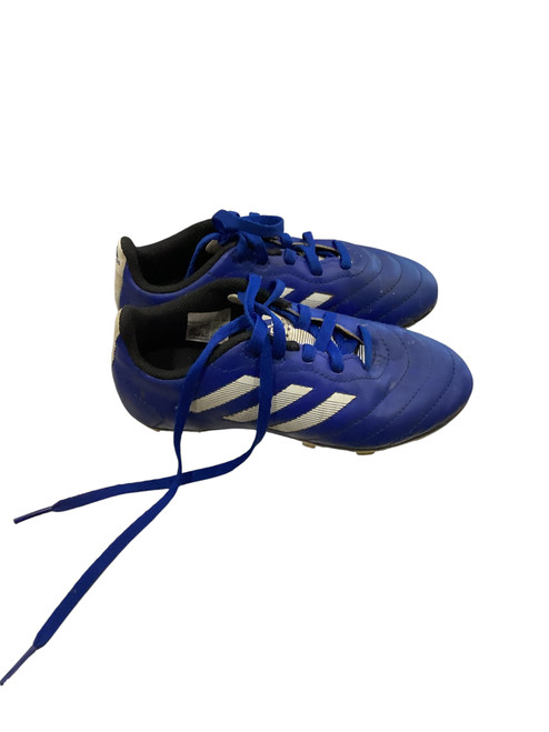 Vist Large View of Product Image Which is Used Adidas Soccer Cleats Navy Blue Youth 13.0
