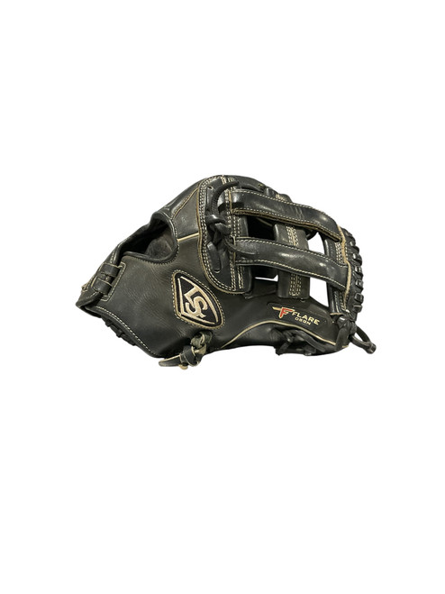Used Louisville Slugger PRO FLARE SERIES BB/SB Glove RH Throw Black 12 1/2" 11834-S000039418 Vist Large View of Product Image Which is Used Louisville Slugger PRO FLARE SERIES BB/SB Glove RH Throw Black 12 1/2"
