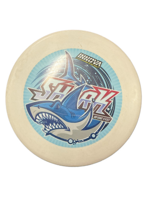 Vist Large View of Product Image Which is Used Innova SHARK Disc Golf Putter White