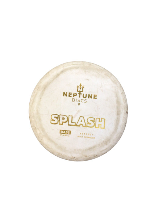 Vist Large View of Product Image Which is Used NEPTUNE BASS SPLASH Disc Golf Putter White 171g