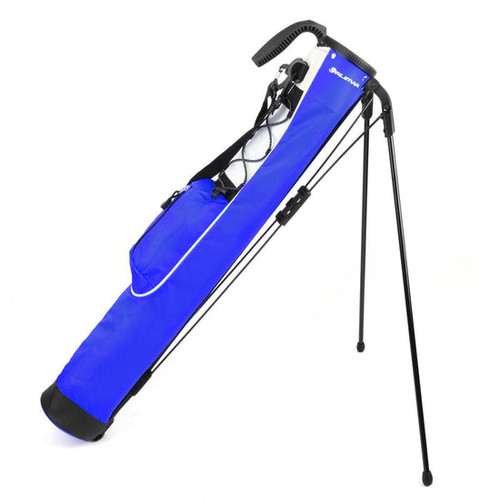Vist Large View of Product Image Which is New Orlimar PITCH N PUTT BLUE BAG Teen Stand Bag Royal Blue