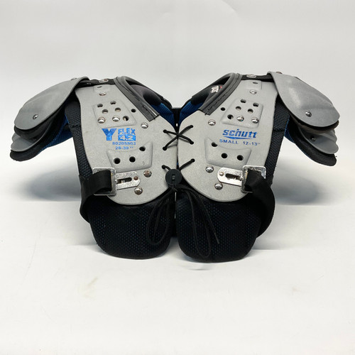 Vist Large View of Product Image Which is Used Schutt Y FLEX 4.2 FB Shoulder Pads Grey SM