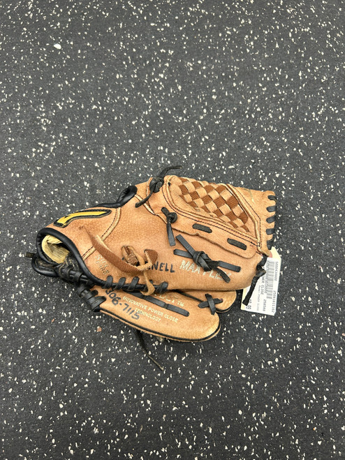 Vist Large View of Product Image Which is Used Mizuno POWER CLOSE BB/SB Glove RH Throw Brown 9 1/2"