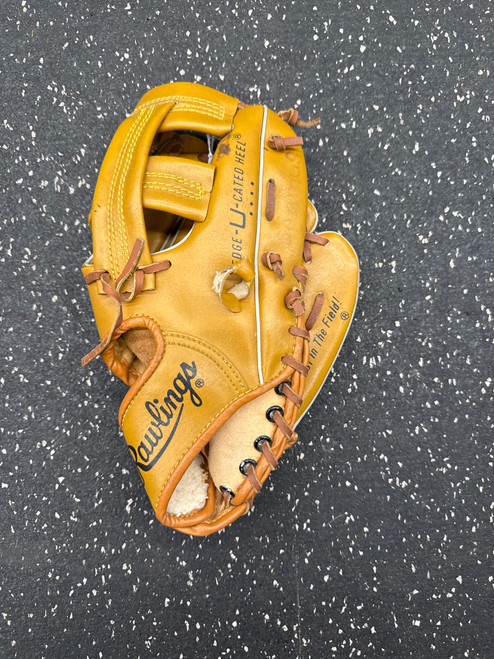 Vist Large View of Product Image Which is Used Rawlings RBG155 BB/SB Glove RH Throw Brown 9 1/2"