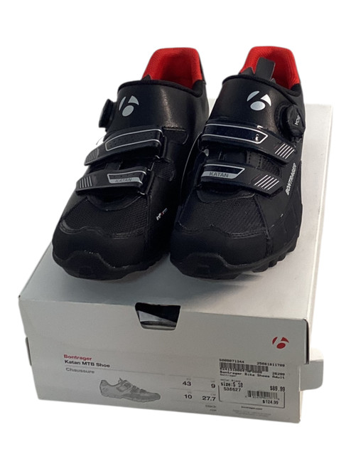 Vist Large View of Product Image Which is Used Bontrager Bike Shoes Adult Black Senior 10