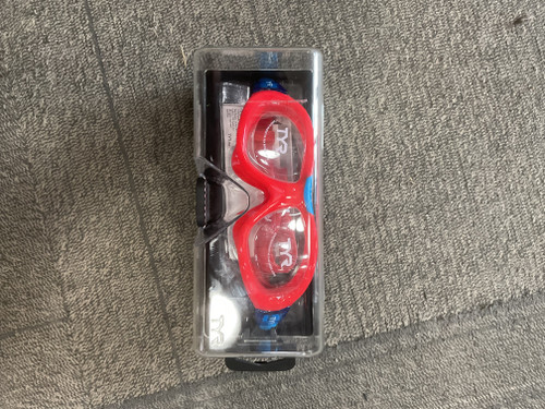 Used TYR ORION KIDS FIT Swim Goggles Red 11614-S000219951 Vist Large View of Product Image Which is Used TYR ORION KIDS FIT Swim Goggles Red