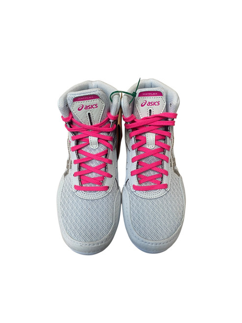 Vist Large View of Product Image Which is Asics Wrestling Shoes Carolina Blue Junior 02