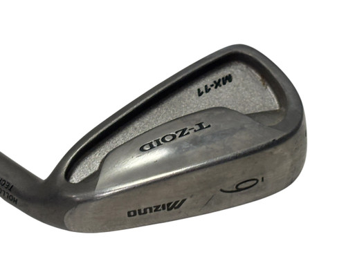 Vist Large View of Product Image Which is Used Mizuno T-ZOID MX-11 Mens Individual Iron RH 6 Iron 37.5" w/ Exsar Blue Lite-Regular Shaft
