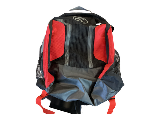 Vist Large View of Product Image Which is Used Rawlings RAWLINGS PLAYER BACKPACK BB/SB Player Backpack Black