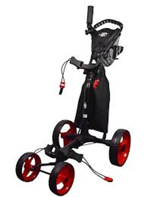 Vist Large View of Product Image Which is New HOTZ 4 WHEEL PUSH CART