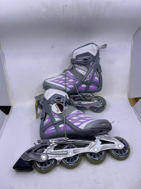 Vist Large View of Product Image Which is Used Rollerblade WING 50 Senior Rec Fitness Skates White Senior 7