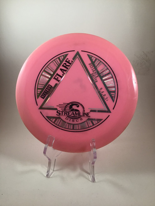 Vist Large View of Product Image Which is Used Streamline NEUTRON FLARE Disc Golf Driver Pink 176g