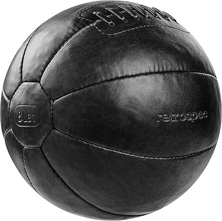 Vist Large View of Product Image Which is New Retrospec Core Medicine Ball- 8lb BLK