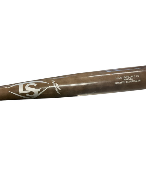 Vist Large View of Product Image Which is Used Louisville Slugger MLB BIRCH L13 BB/SB Wood Bat Brown 33 1/2"