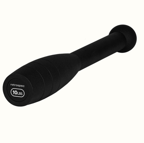 Vist Large View of Product Image Which is New Retrospec Grip Steel Club - 10 lb