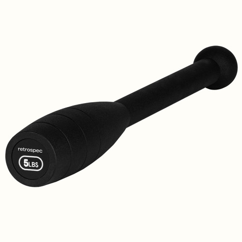 Vist Large View of Product Image Which is New Retrospec Grip Steel Club - 5 lb