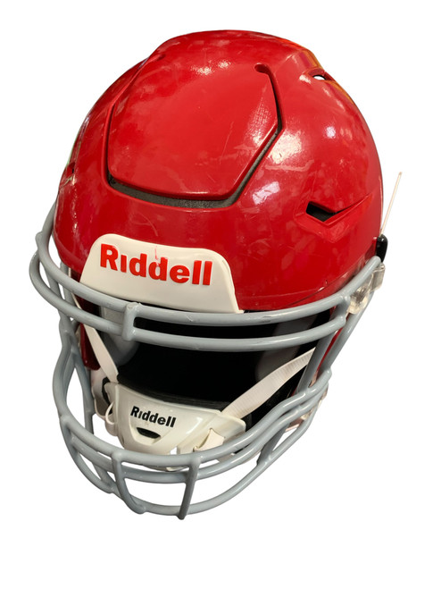 Vist Large View of Product Image Which is Used Riddell SPEEDFLEX YOUTH LARGE FB Helmet Red LG