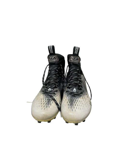 Vist Large View of Product Image Which is Used Under Armour Adult FB Cleats Black Senior 9