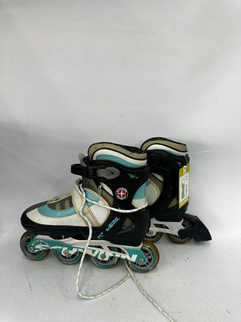 Vist Large View of Product Image Which is Used Schwinn ADJUSTABLE Senior Rec Fitness Skates White Adjustable