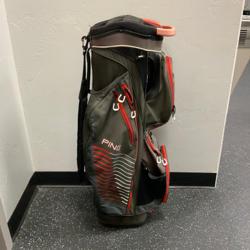 Vist Large View of Product Image Which is Used Ping TRAVERSE Mens Cart Bag Red