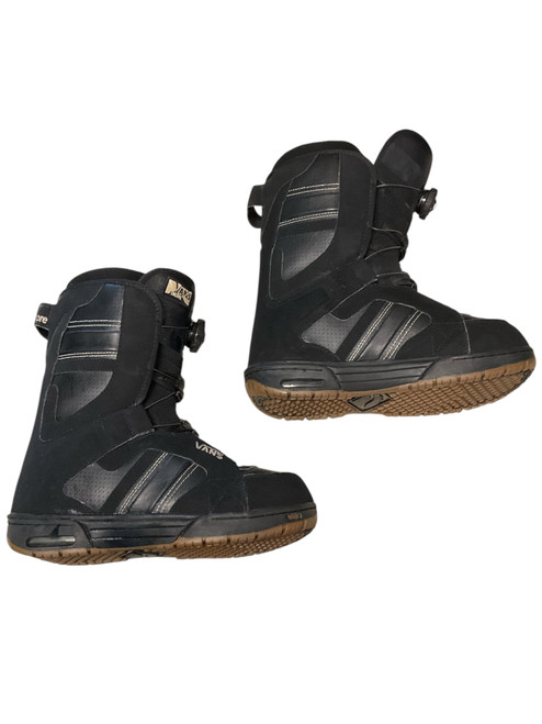Vist Large View of Product Image Which is Used Vans ENCORE BOA Mens Snowboard Boots Black Senior 9