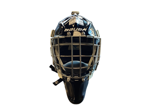 Vist Large View of Product Image Which is Used Bauer 950 Goalie Helmet/Mask Black Senior SM
