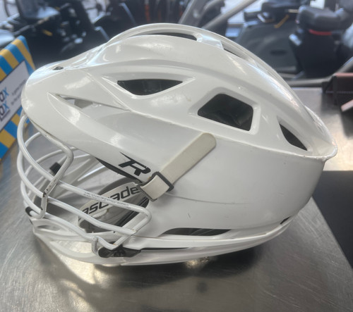 Vist Large View of Product Image Which is Used Cascade R Lacrosse Helmet White One Size