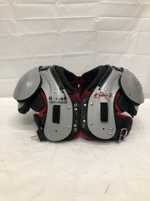 Vist Large View of Product Image Which is Used Riddell POWER SPX FB Shoulder Pads Black MD