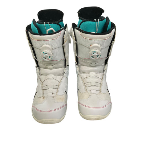 Vist Large View of Product Image Which is Used Ride SAGE BOA Womens Snowboard Boots White Senior 10