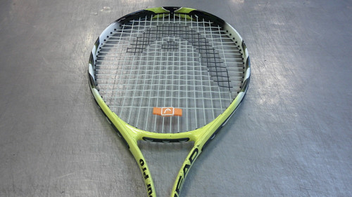 Vist Large View of Product Image Which is Used Head TOUR PRO Adult Tennis Racquet Yellow 4 1/2"