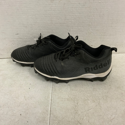 Vist Large View of Product Image Which is Used RIDDELL BB/SB Cleats Black Junior 03