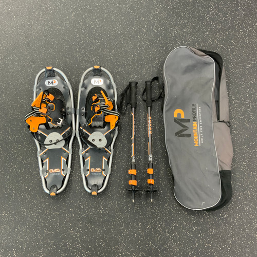 Vist Large View of Product Image Which is Used Yukon Charlie's Snowshoes Mens Grey 26"