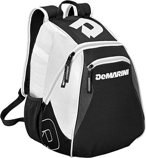 Vist Large View of Product Image Which is Demarini Voodoo Jr Backpack White #WTD9106TW