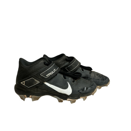 Vist Large View of Product Image Which is Used Nike TROUT BB/SB Cleats Black Junior 05.5