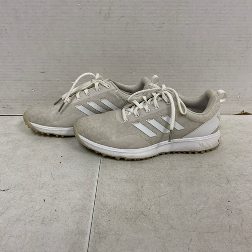 Vist Large View of Product Image Which is Used Adidas Womens Golf Shoes White Senior 7.5