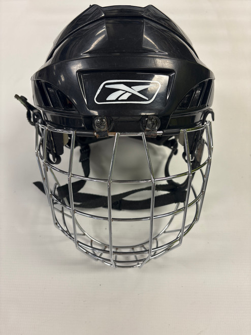 Vist Large View of Product Image Which is Used Reebok RBK 8K HELMET Helmet Cage Combo Black LG