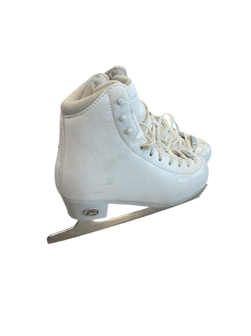 Vist Large View of Product Image Which is Used Riedell CRYSTAL SZ 4 WomensFigure Skate White Senior 4
