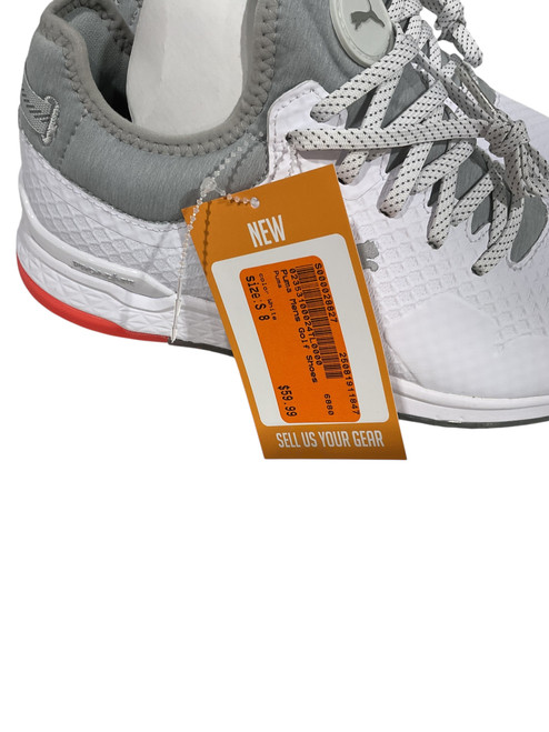 Vist Large View of Product Image Which is Used Puma Mens Golf Shoes White Senior 8
