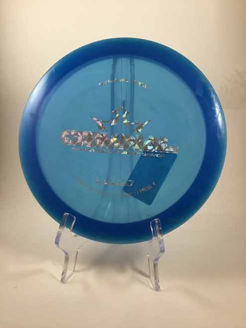 Vist Large View of Product Image Which is Used Dynamic Discs LUCID CRIMINAL Disc Golf Driver Royal Blue 175g